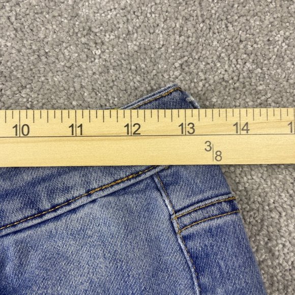 Joe's Jeans Girl's Size 16 (25x29) Mid-Rise Medium Wash Straight Leg Denim - Picture 7 of 12